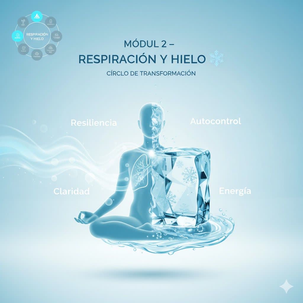 Día 2 — Anclaje en Hielo: Respiración, Inmersión, Integración, Renacimiento